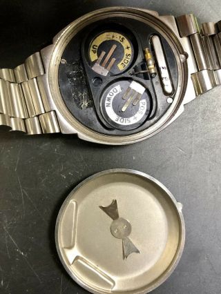 VINT 1973 SIGNED NEIMAN MARCUS PulSAR P2 LED Watch Time Computer James Bond 8