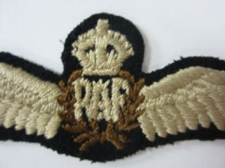 WWII RAF Pilot Wings British Royal Air Force Hand Embroidered Cloth 3