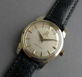 Omega Seamaster 14k Gold Filled Gents Vintage Automatic Watch 1958
