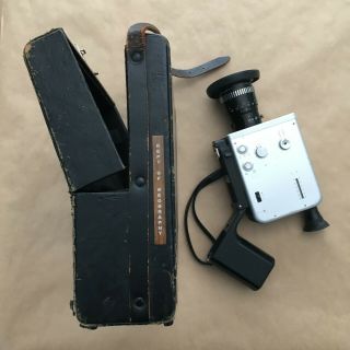 Vintage Braun Nizo S56 8 Movie Camera - Includes Case,  UV Filter 8