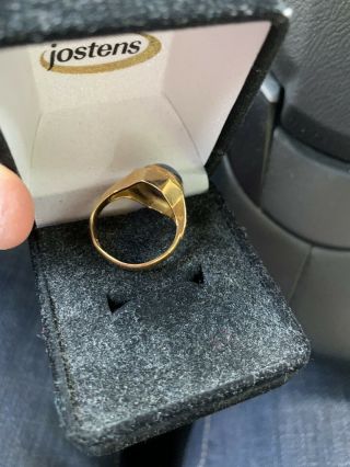 24k solid gold antique ring Size 8 2