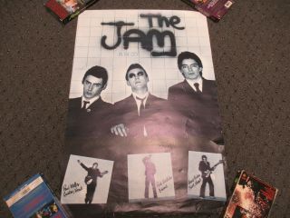 Vintage The Jam In The City Record Promo Poster Punk 1977 Uk Mod