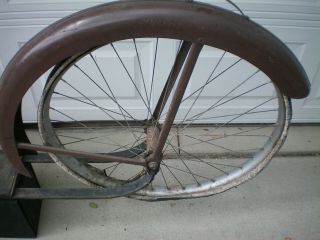 Antique Ingo Bicycle Scooter Complete One Owner 1930 ' s 4