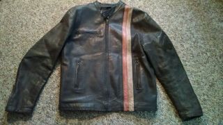 Belstaff Racing Blouson XXL Antique Black NWOT leather jacket X - men Cyclops 2