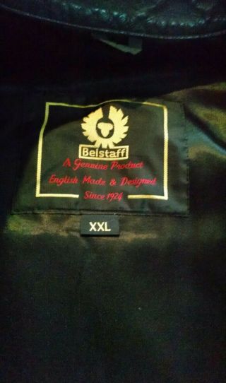 Belstaff Racing Blouson XXL Antique Black NWOT leather jacket X - men Cyclops 3