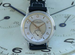 Very Pretty Vintage Girard Perregaux Gents Watch Two Tone Dial Stunning Watch