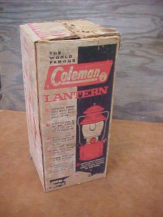 Vintage Coleman Camping Lantern 200a Box
