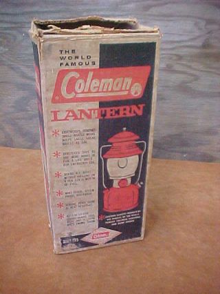 Vintage Coleman Camping Lantern 200A Box 2
