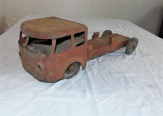 Vintage Coe Tin Toy Truck,  Perfect For Rat Rod Project