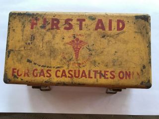 U.  S.  Army Ww 2 First Aid Kit For Gas Casualties,  Still Full