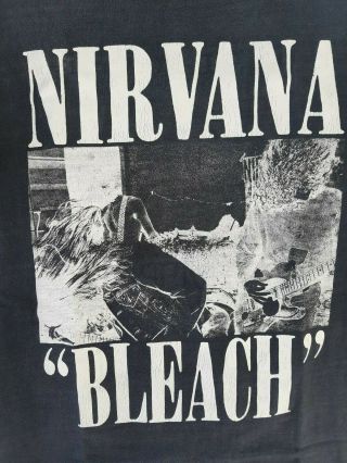 Vintage Nirvana 80s shirt sub pop pearl jam sonic youth soundgarden fear of god 2