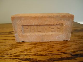 Antique Palmer Brick From Palmer,  Texas