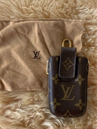 100 Authentic Louis Vuitton Accessory Case Holder Monogram Vintage