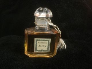 Jicky By Guerlain Vintage Extrait Rare Hard To Find - 3 1/8” X 2 1/4” Bottle