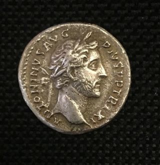 Ancient Roman Silver Coin: Denarius Of Antoninus Pius (136 - 161) Rare Xf,  Bonus
