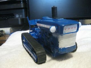 Vintage Ford 4000 Crawler 0ne Of A Kind Tracks 3 Point Parts From Ertl 1/12