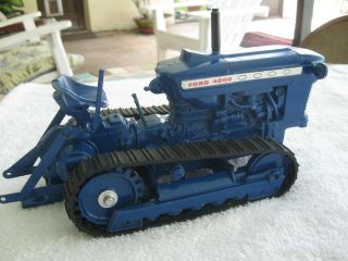 VINTAGE FORD 4000 CRAWLER 0NE OF A KIND TRACKS 3 POINT PARTS FROM ERTL 1/12 3