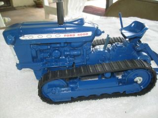 VINTAGE FORD 4000 CRAWLER 0NE OF A KIND TRACKS 3 POINT PARTS FROM ERTL 1/12 4