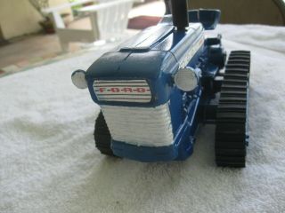VINTAGE FORD 4000 CRAWLER 0NE OF A KIND TRACKS 3 POINT PARTS FROM ERTL 1/12 6