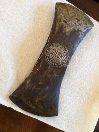 Vintage Colonial Axe And Tool Company Double Bit Axe.