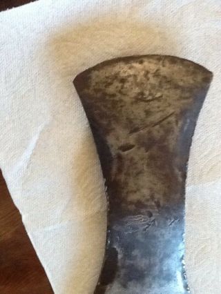 Vintage colonial axe and tool company double bit axe. 6