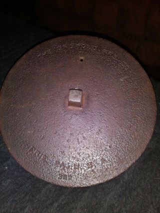 Vintage GRISWOLD Cast Iron Sundial 10 