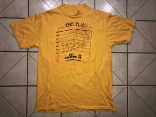 Vtg 80s 1982 Cal Berkeley Vs Stanford Football The Play T - Shirt Sz M