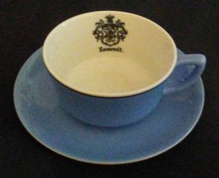 Franklin Roosevelt Carr China Rho Dendra Cup And Saucer
