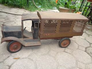 Keystone / Packard U.  S.  Mail Toy Truck Antique Vintage Pressed Steel 1920s