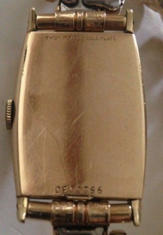 Vintage 1939 Bulova ' Alden ' 15 Jewel 10AE Movement Men ' s Watch box 2