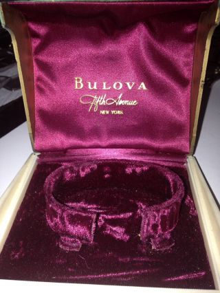 Vintage 1939 Bulova ' Alden ' 15 Jewel 10AE Movement Men ' s Watch box 6