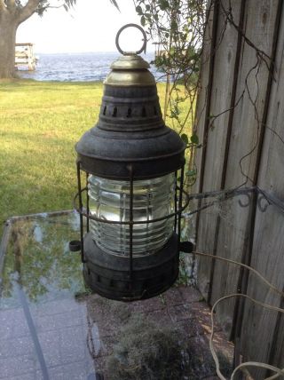 Vintage Marine Nautical Ship Lantern Light 