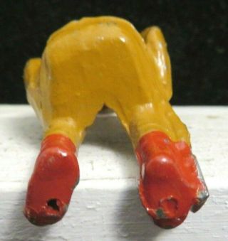 Vintage Barclay Lead Toy Soldier Sitting Position B - 115 Paint 5