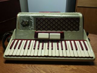 Vintage Scandalli Accordion 120 Made In Italy