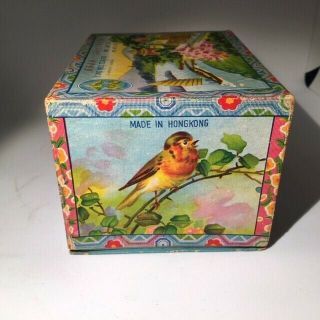 Vintage YING MEE Woo Lung Tea box China ca.  1930 with tea full 5