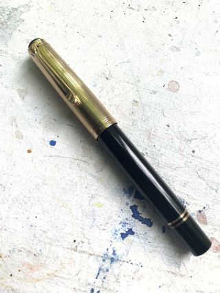 Pelikan Vintage M650 Fountain Pen,  Vermeil Cap,  18k Bb Nib,