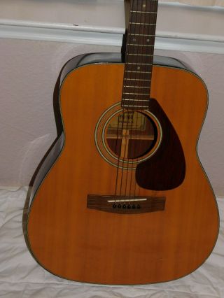 Vintage YAMAHA FG - 160 Acoustic Guitar Nippon Gakki Co. ,  ltd 3