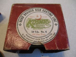 Exceedingly Rare Early Kosmic Line Spool With Maroon Box 7