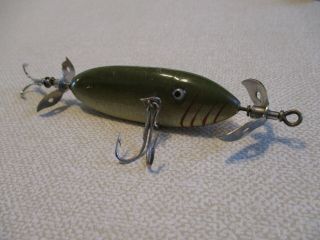 Stunning Early Clarks 3 Hook Minnow,  Large Reverse Gill Marks