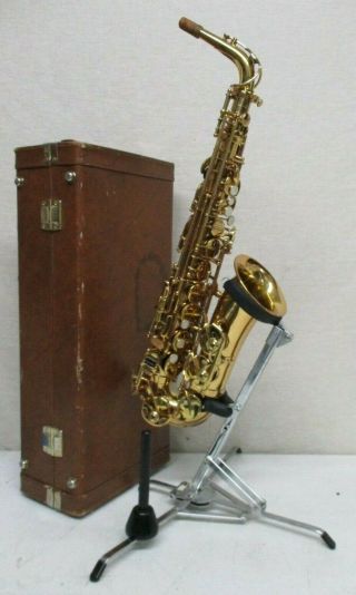 Vintage Hermes Tenor Alto Saxophone Brass Saxophone Serial 218452 Sax,  Hard S