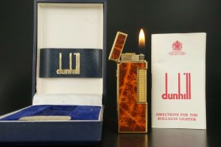 Dunhill Rollagas Lighter - Orings Vintage W/box 785