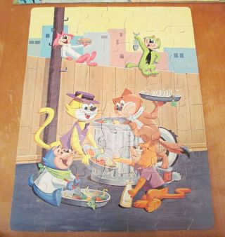 TOP CAT CARTOON 1961 JIGSAW PUZZLE by WHITMAN COMPLETE HANNA BARBERA 2
