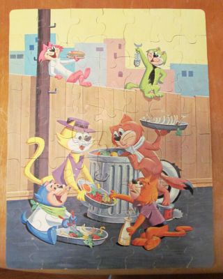 TOP CAT CARTOON 1961 JIGSAW PUZZLE by WHITMAN COMPLETE HANNA BARBERA 3
