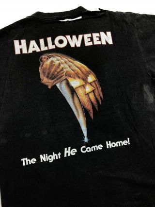 Vintage 90’s Halloween Michael Myers Movie Tee Blue Grape