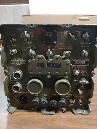 Vintage Army Philco R 392 Radio Receiver