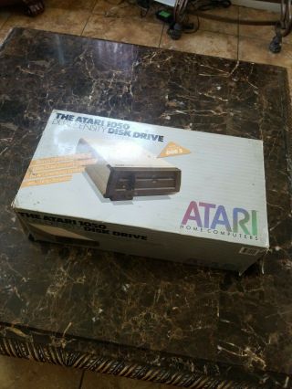 Vintage Atari Disk Drive 1050 Dual Density W/ Box
