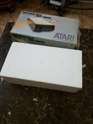 Vintage Atari Disk Drive 1050 Dual Density W/ Box 2