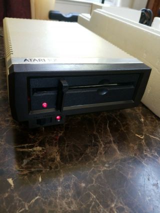 Vintage Atari Disk Drive 1050 Dual Density W/ Box 6