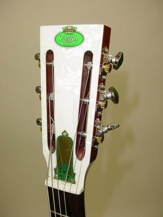Regal RC - 43 Antiqued Nickel - Plated Body Triolian Resonator Guitar Antique Nickel 6
