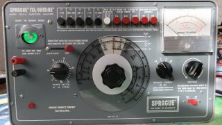 Vintage Sprague To - 6 Capacitor Analyzer